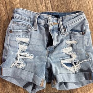 Aero distressed shorts